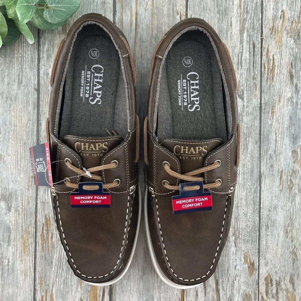 Men’s Chaps Benny Boat Shoes Size 10.5
